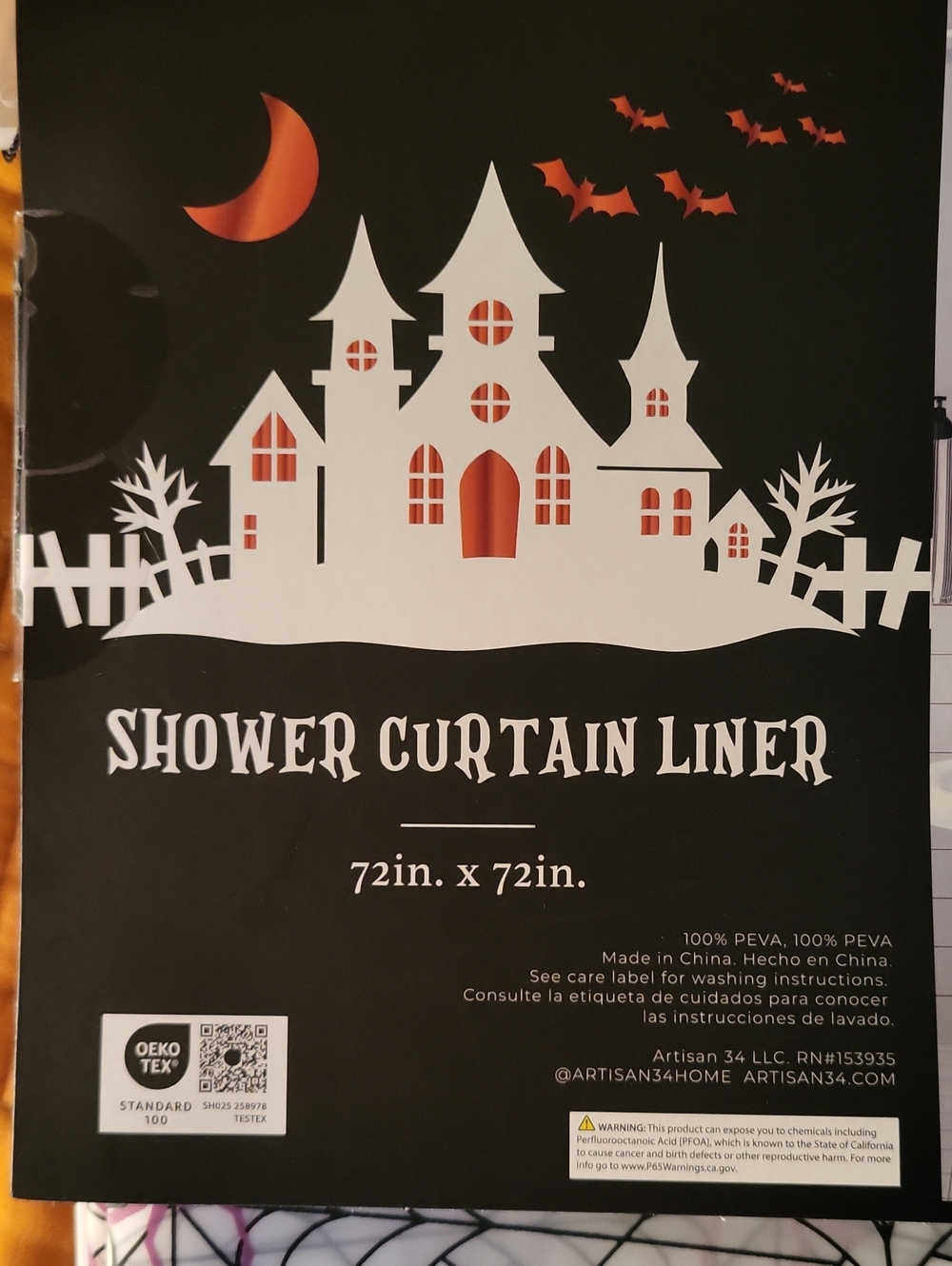 Halloween Shower Curtain - Picture 3 of 4